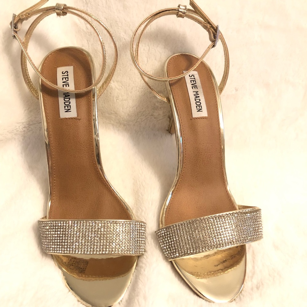 Steve Madden Morgyn Sandals Gold